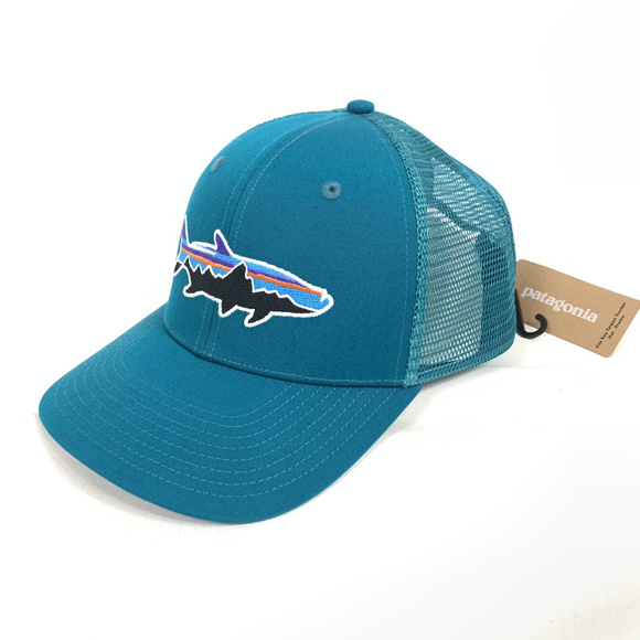 Patagonia Fitz Roy Tarpon Trucker Hat - Elwha Blue - Picture 2 of 7